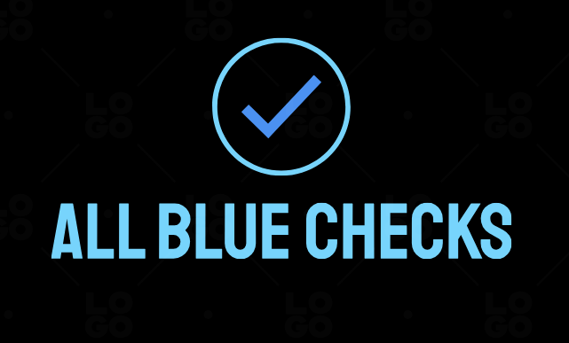All Blue Checks